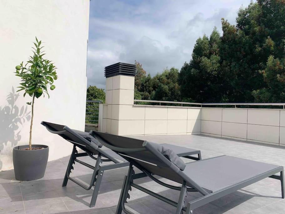 Atico Con Esplendida Terraza Apartman Comillas Kültér fotó